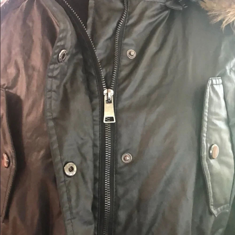 𝅺victoria’s Secret Waxed Cotton Parka Size M